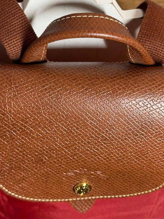 Longchamp Le Pilage Foldable Red Backpack main image 11